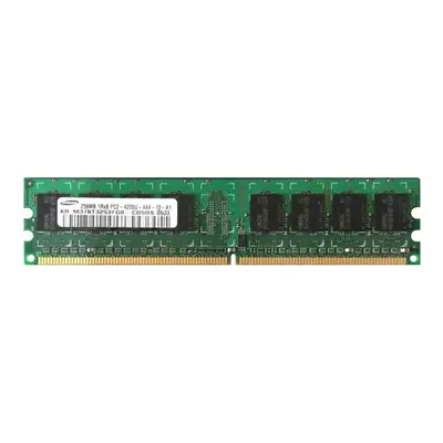 Samsung M378T3253FG0-CD5DS | 256MB DDR2-533MHz PC2-4200 Non-ECC Unbuffered UDIMM CL4 1Rx8 1.8V 240-Pin Memory Module