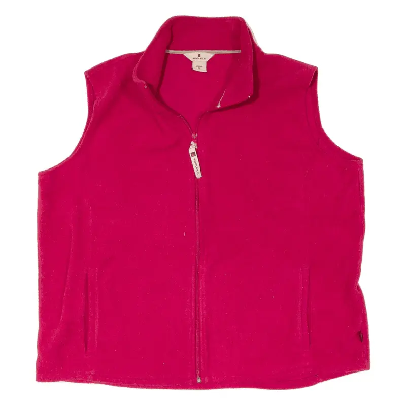 WOOLRICH Fleece Gilet Pink Womens XL