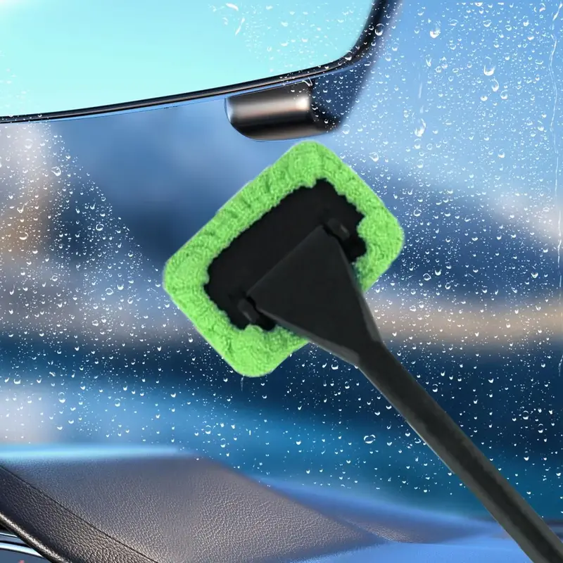 Car Windshield Cleaning Brush, Long Handle Multifunctional Car Window Cleaning Tool, Household Car Cleaning Tools Supplies