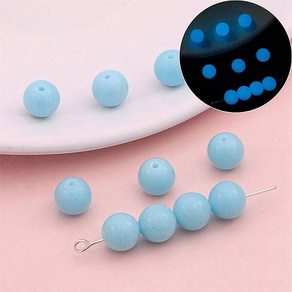 Luminous Glass Glow in the Dark Beads