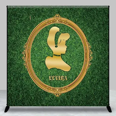 Greenery Princess Mirror Custom Birthday Backdrop - Aperturee