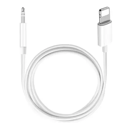 3.5mm Jack Cable Adapter, Stereo Sound Auxiliary Cable, Headphone Jack Adapter Male Head Auxiliary Cable for iPhone 14/13/12/...