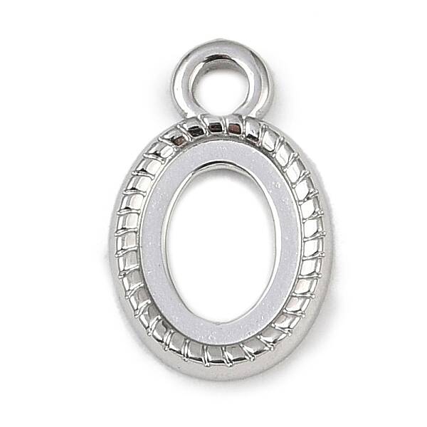 304 Stainless Steel Pendant Cabochon Settings