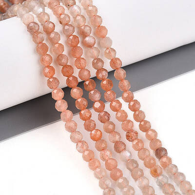 Natural Sunstone Beads Strands