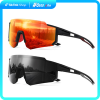 TURBOPEP 2 Pairs Professional Sports Sunglasses, Windproof Polarized Sunglasses for Men and Women ,Fishing, Baseball, Running...