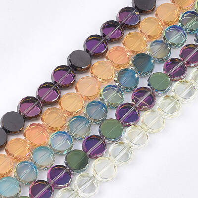 Electroplate Glass Beads Strands