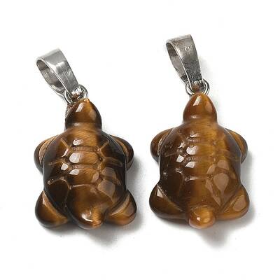 Natural Tiger Eye Pendants