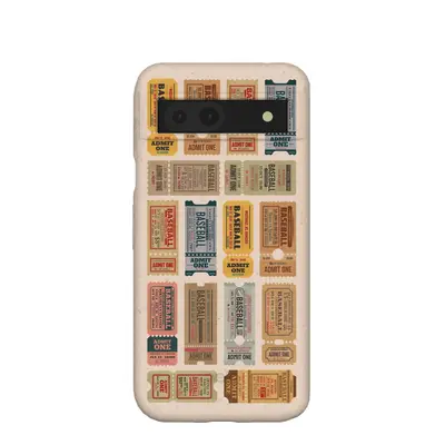 Seashell Baseball Time Google Pixel 8a Case