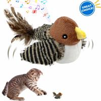 Simulation Bird Design Cat Toy, 1 Count/2 Counts Interactive Plush Cat Teaser Toys, Cat Teething Toy, Pet Supplies for Indoor...