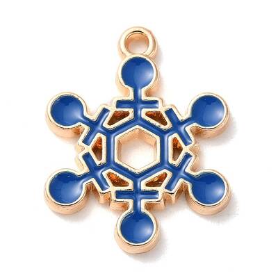 Christmas Zinc Alloy Enamel Pendants