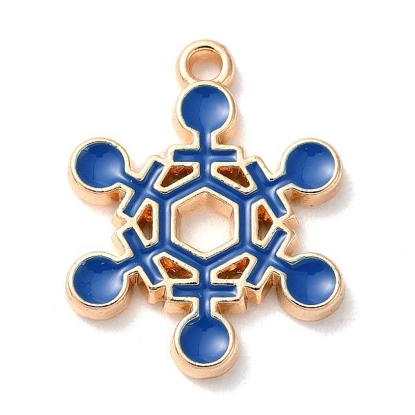 Christmas Zinc Alloy Enamel Pendants