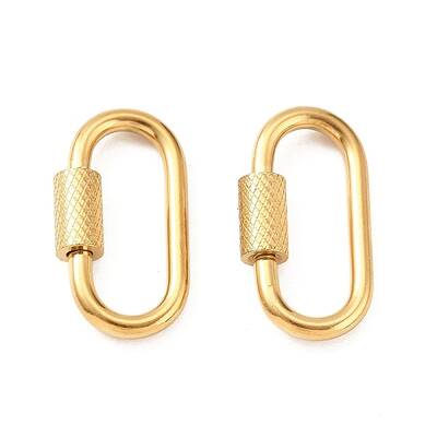 304 Stainless Steel Locking Carabiner
