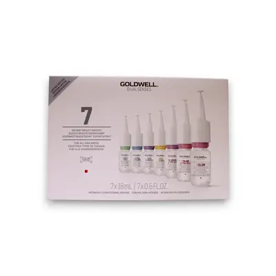 Set Goldwell Dualsenses Instant Beauty Hair Serum Boosts for Hydration 7 pieces 18 ml