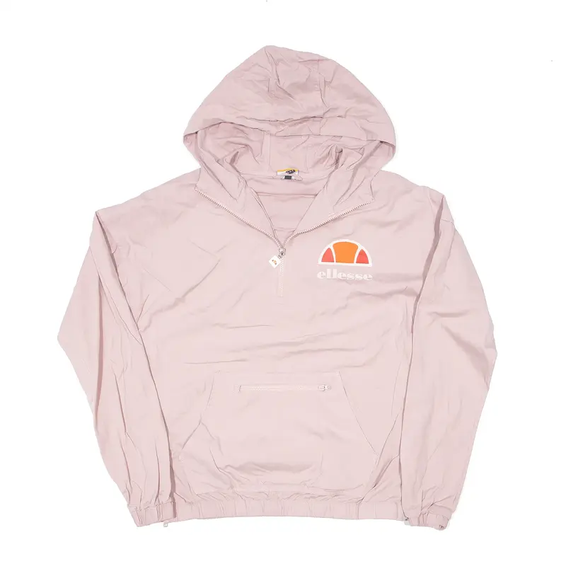 ELLESSE 1/2 Zip Jacket Pink Womens UK 8