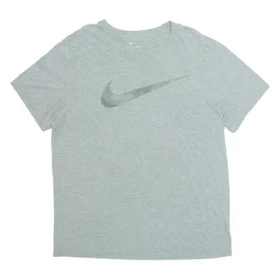 NIKE Mens T-Shirt Grey L