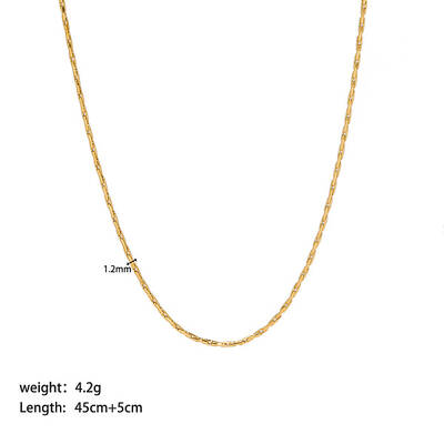 Stainless Steel Boston Link Chain Necklaces