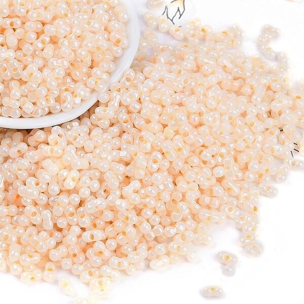 Opaque Colours Luster Glass Seed Beads