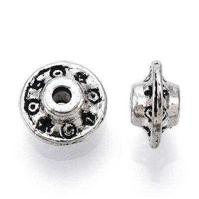Tibetan Style Alloy Spacer Beads