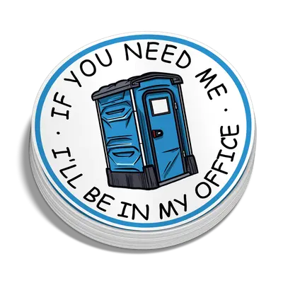 My Office Hard Hat Decal