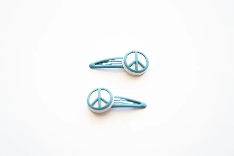 Snap clips set - Peace Sign