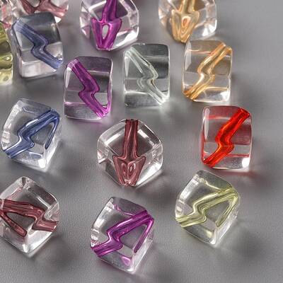 Transparent Acrylic Beads
