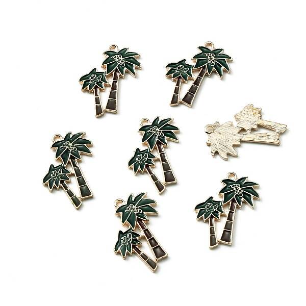 Alloy Enamel Pendants