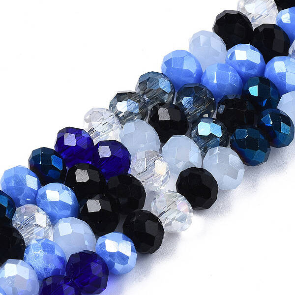 Electroplate Glass Beads Strands