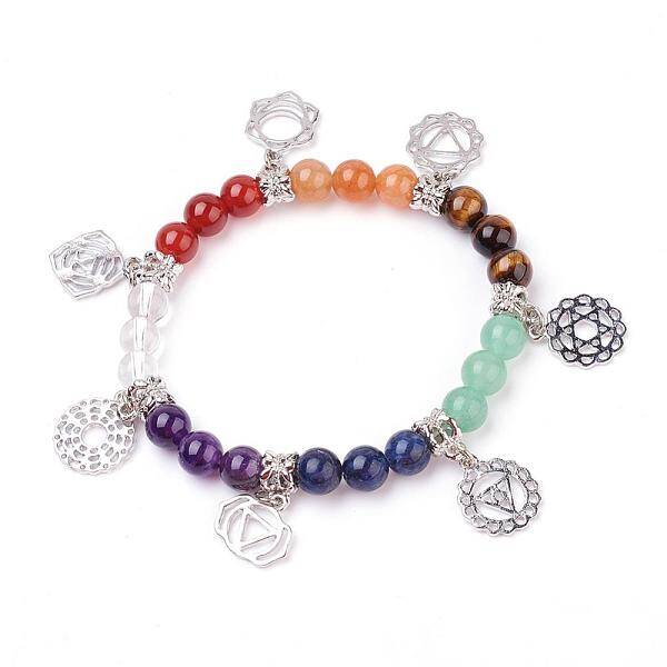 Natural Gemstone Charm Bracelets