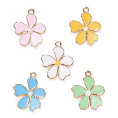 Alloy Enamel Pendants
