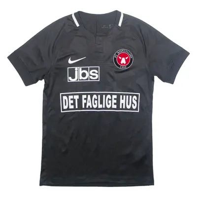 NIKE Fc Midtjylland Mens Football Shirt Jersey Black S