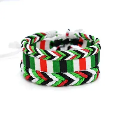 Palestine Colors Adjustable Bracelet