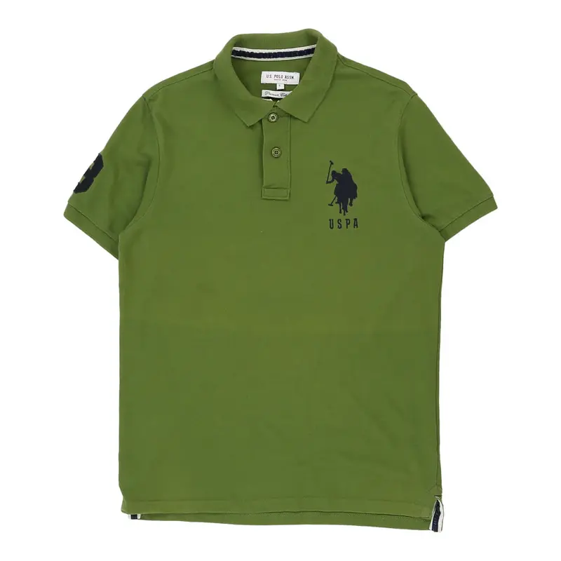 U.S. Polo Assn. Polo Shirt - Large Green Cotton