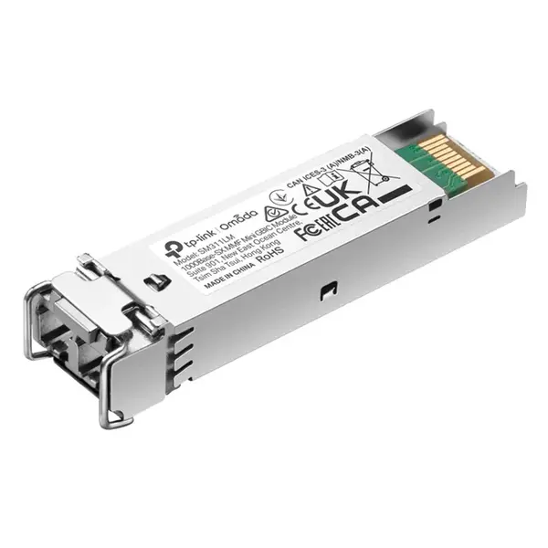 TP-LINK SM311LM | Omada 	1.25Gb/s 1000Base-SX Multi-mode Fiber 550m 850nm LC/UPC Connector MiniGBIC Transceiver Module