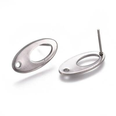 Non-Tarnish 304 Stainless Steel Stud Earring Findings