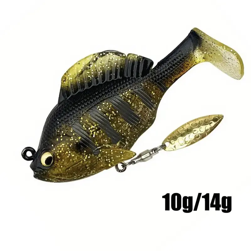 Artificial Fishing Lure (1 Count), Bionic Design Fishing Bait, Fishing Lure for Freshwater & Saltwater, Portable Outdoor Fish...