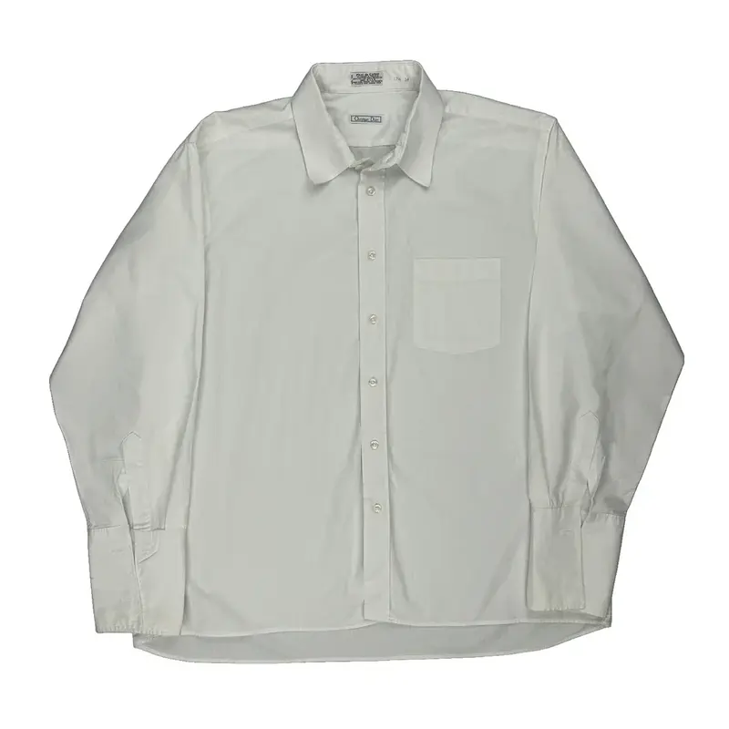 Christian Dior Shirt - XL White Cotton Blend