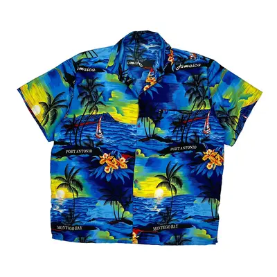 Jamaica Unbranded Hawaiian Shirt - XL Multicoloured Cotton