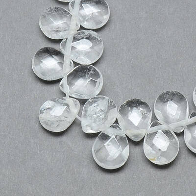 Natural Quartz Crystal Beads Strands
