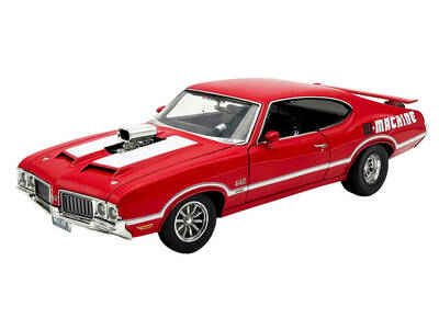 1970 Oldsmobile 442 W30 W-Machine - Drag Outlaws Red with White Stripes Limited Edition to 300 pieces Worldwide 1/18 Diecas...