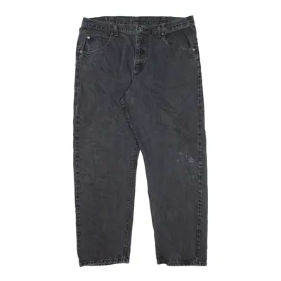 WRANGLER Jeans Grey Denim Regular Straight Mens W38 L30