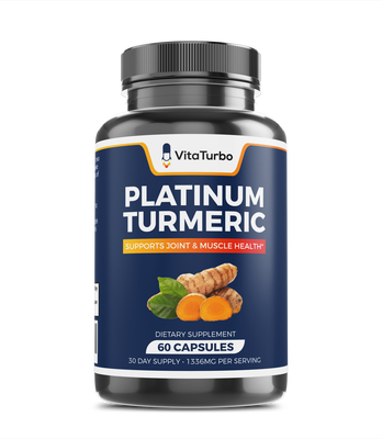 Platinum Turmeric - 60 Capsules - 1336mg Per Serving