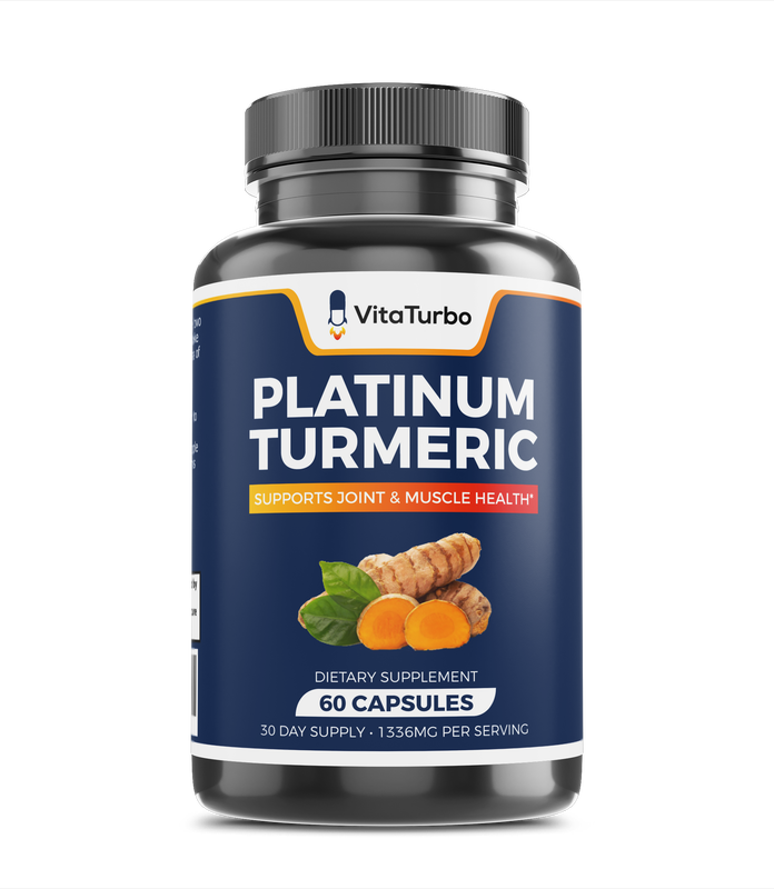 Platinum Turmeric - 60 Capsules - 1336mg Per Serving
