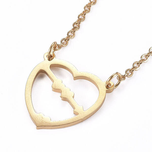 304 Stainless Steel Pendant Necklaces