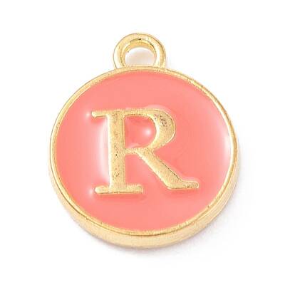 Golden Plated Alloy Enamel Charms