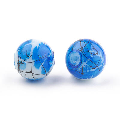 Drawbench & Baking Painted Glass Beads Strands