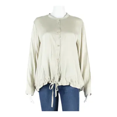 Womens Blouse Beige Long Sleeve M