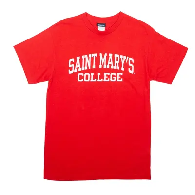 YIKES! Saint Mary's College T-Shirt Red Short Sleeve Mens M