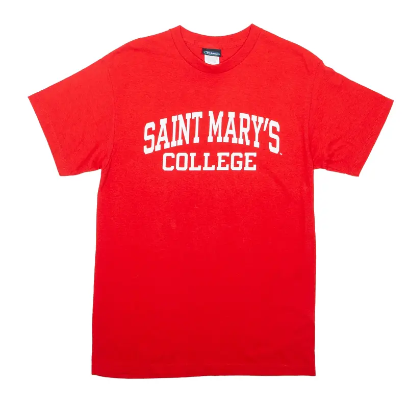 YIKES! Saint Mary's College T-Shirt Red Short Sleeve Mens M