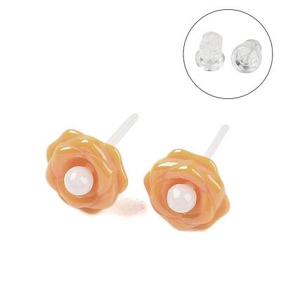 Hypoallergenic Bioceramics Zirconia Ceramic Stud Earrings