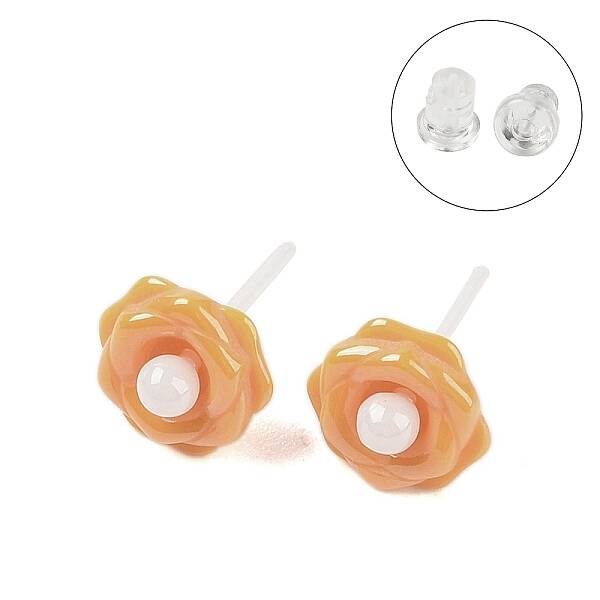 Hypoallergenic Bioceramics Zirconia Ceramic Stud Earrings